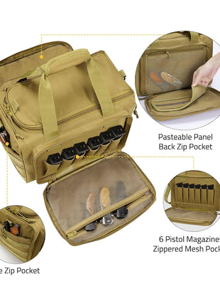 the details of gun bag