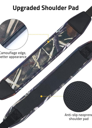 CVLIFE Two Point Rifle Sling with Upgraded Shoulder Pad