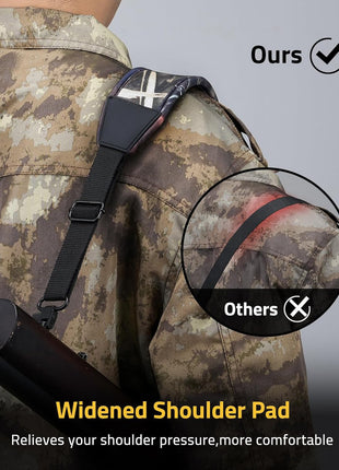 CVLIFE Two Point Rifle Sling with Wide Neoprene Padded