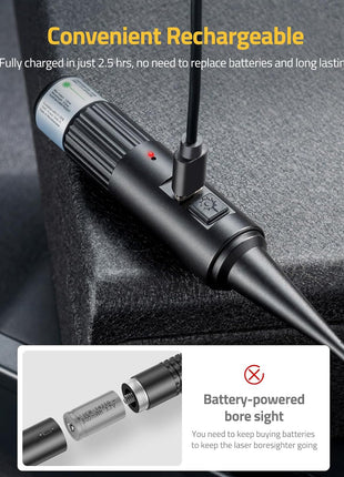 CVLIFE Upgraded Bore Sight Laser is Convenient Rechargeable