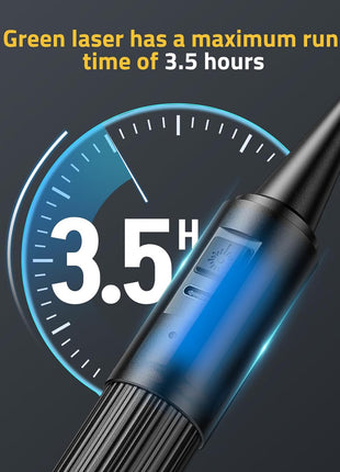 CVLIFE Green Laser Has a Maximum Run Time of 3.5 Hours