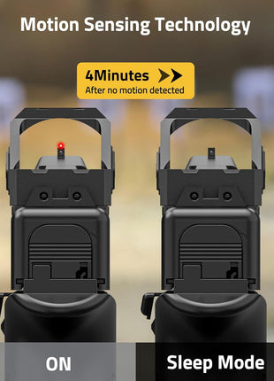 CVLIFE WolfCloak Reflex Red Dot Sight with Motion Sensing Technology
