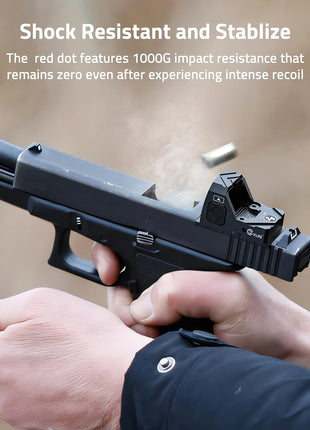 CVLIFE WolfCloak Reflex Red Dot Sight Features Shock Resistant and Stablize.
