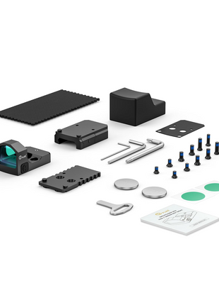 CVLIFE WolfCloak X04 Motion Awake Green Dot Sight for RMR Packing List
