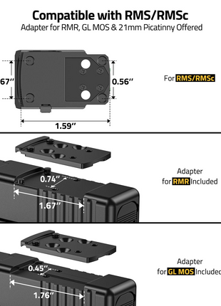 dot sight adapter - CVLIFE