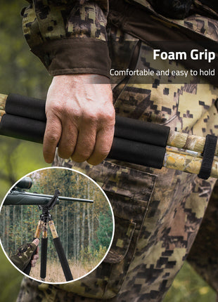 Cvlife Shooting Tripods for Rifles with Foam Grip