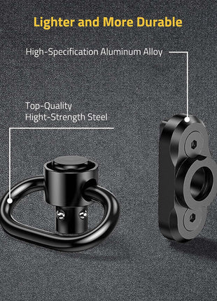 Lightweight and Enduring Sling Swivels for 2 Point Sling
