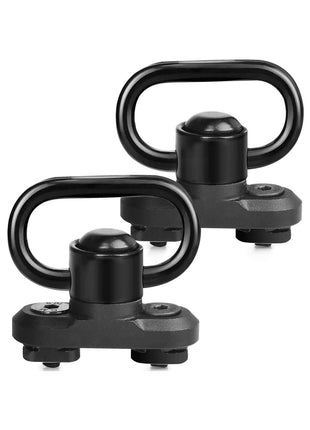 2 Pack 360° Rotation Sling Swivels for Rifle Sling