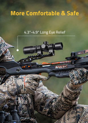 1.5-5x32 Scope for Crossbow with Long Eye Relief