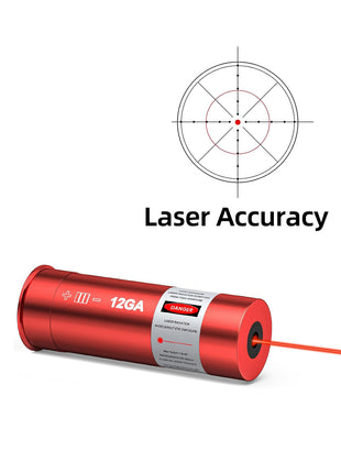 High Accuracy Red Laser Bore Sight for 12 Guage Caliber