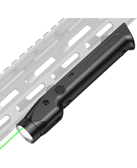 CVLIFE 1700 Lumens Green Laser Light Combo for Rifle Tactical Flashlight