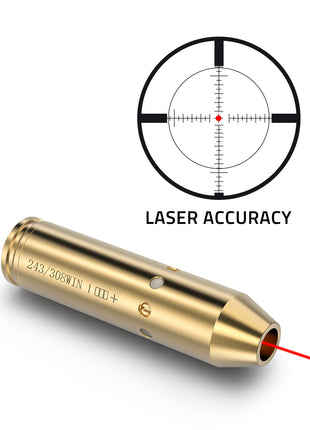 243/308 Cal Laser Accuracy Red Dot Bore Sight