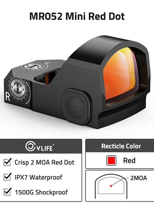 Motion Awake Pistol Red Dot Sight for RMR Footprint
