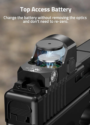 Long Battery Life Red Dot Sight for Pistols