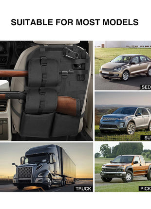 CVLIFE 2 Pcs Seatback Gun Rack Suitable for Most Car Models