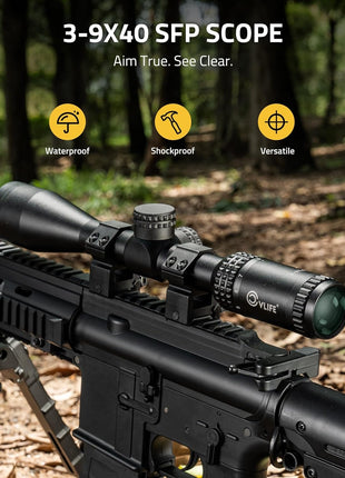 3-9x40 Rifle Scope for Hunting and Shooting