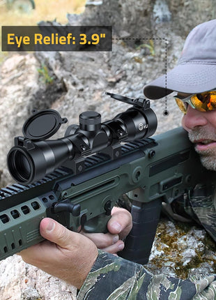 4x32 Rifle Scope for 20mm Picatinny Rail