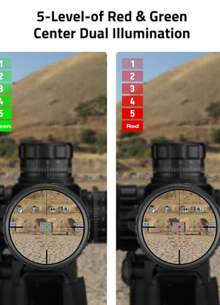 5 Level Red & Green Illumination Crossbow Scope
