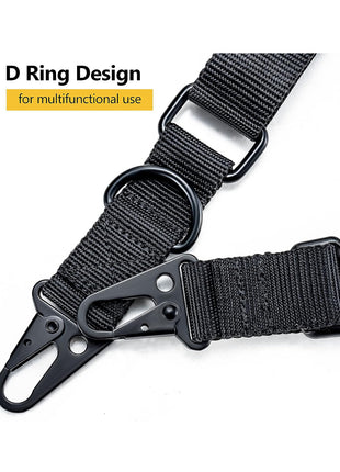 2 Point Rifle Sling with D-ring Design