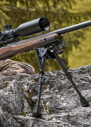 Foldable and Adjustable Rifle Bipod for Shooting