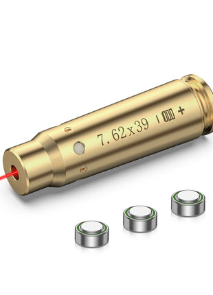 CVLIFE 7.62x39mm Bore Sight Red Dot Boresighters with Three Batteries