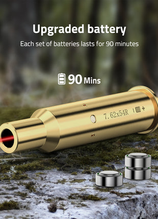CVLIFE 7.62x54R Bore Sight with Upgraded Battery