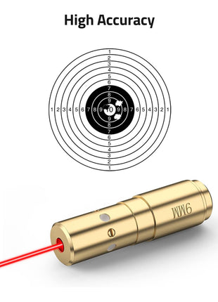 CVLIFE 9mm Laser Bore Sight Red Laser Boresighter