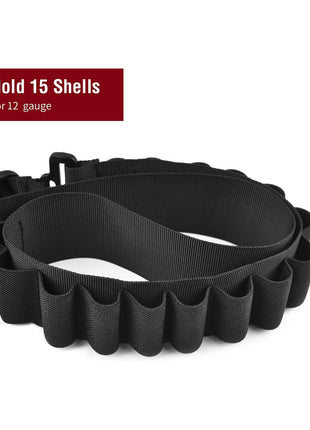 Gun Sling Holds 15 Shells for 12 Gauge