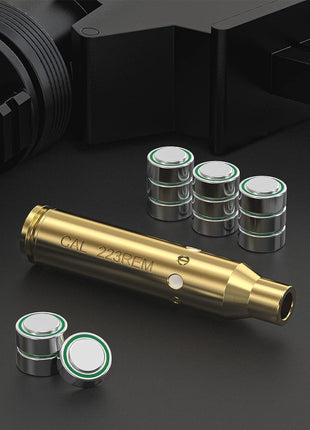 223 5.56mm Red Laser Boresighter with 4 Sets of Batteries
