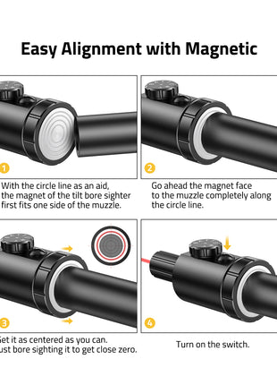 Magnetic Bore Sight with Easy Alignment