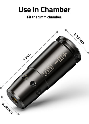 9mm Boresighter Fits for 9mm Caliber Size Details