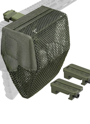 Green Brass Catcher for Picatinny Rail Mount