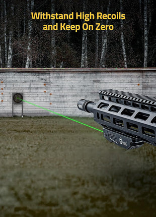 Green Gun Laser Sight Withstand High Recoils and Keep On Zero