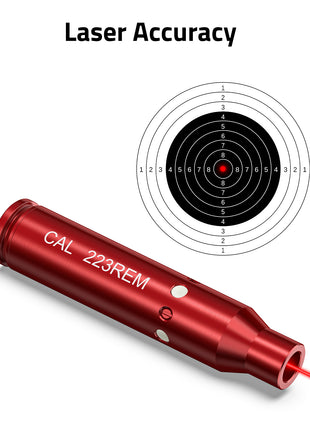 Red Laser Accuracy Bore Sight for 223 Chamber