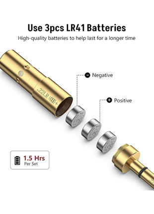 Long Battery Life Laser Bore Sighter for Targeting