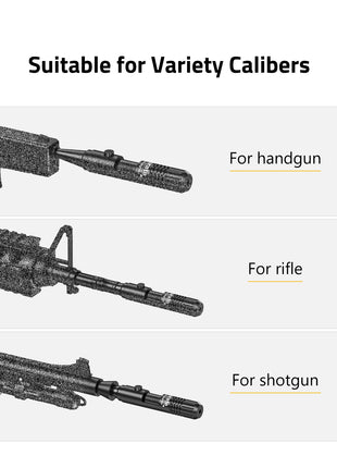 CVLIFE Laser Bore Sight Suitable for Handguns, Rifles and Shotgun