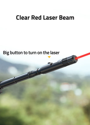 Clear Red Laser Bore Sight Kit with Big Button