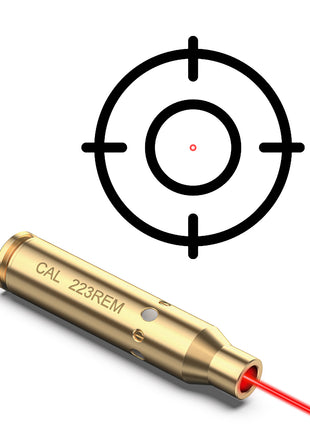 CVLIFE Boresight for 223REM Red Laser Bore Sighter