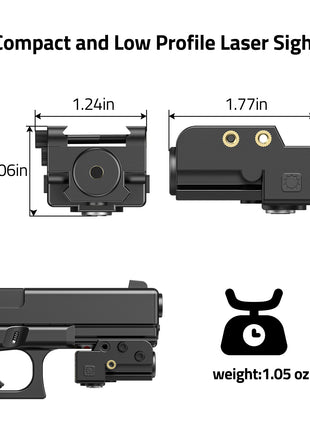 Compact and Low Profile Laser Sight