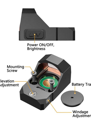 Red Dot Sight Structure Details