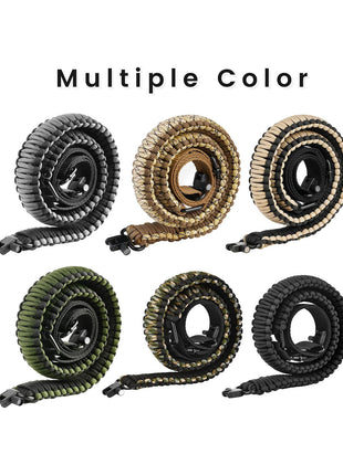 Multiple Color 550 Paracord Rifle Sling with Swivels