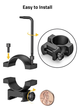 Easy to Install Scope Rings