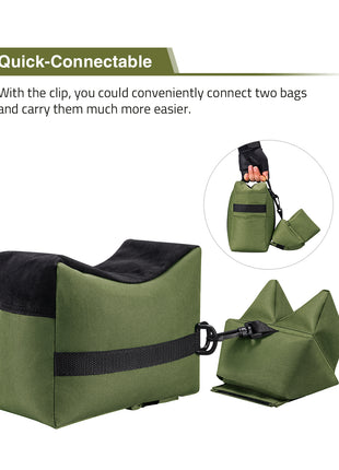 Quick-connectable Shooting Rest Bags