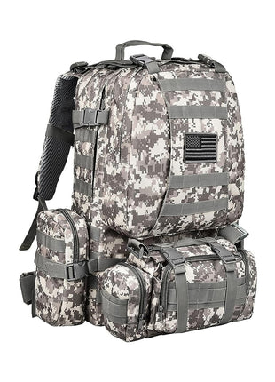 CVLIFE Tactical Backpack Military Army Rucksack 60L Large Assault Pack