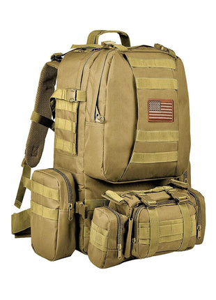 Tan Tactical Backpack Military Army Rucksack