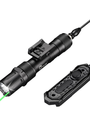 CVLIFE Tactical Flashlight 1900 Lumens Picatinny Rail Green Laser Light Combo