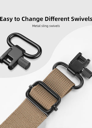 2 Point Sling with Removable Swivels