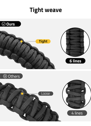 Enduring 550 Paracord Gun Sling for Outdoors