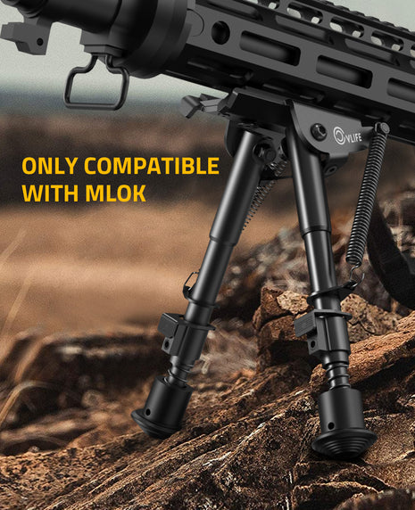 The bipod only compatible with mlok