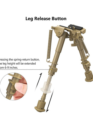 The AR Bipod with Leg Release Button